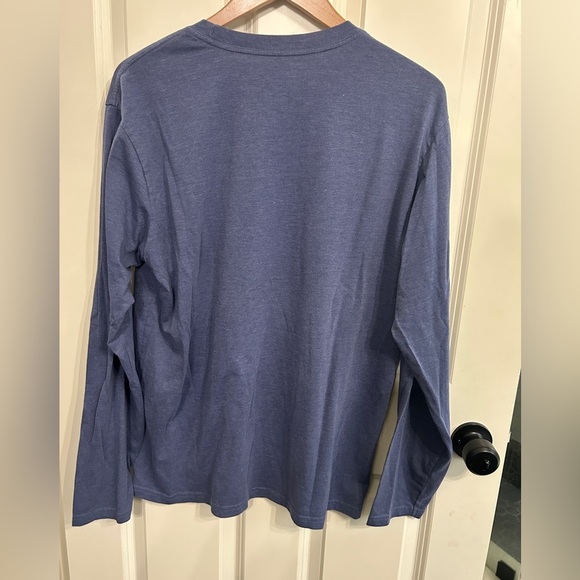 GUC Mount Rushmore Blue Long Sleeve T-Shirt with mountain goat graphic size L - Picture 7 of 8